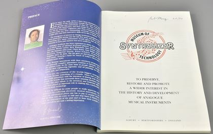 Moog-Bob Moog-signed Museum book 25/50